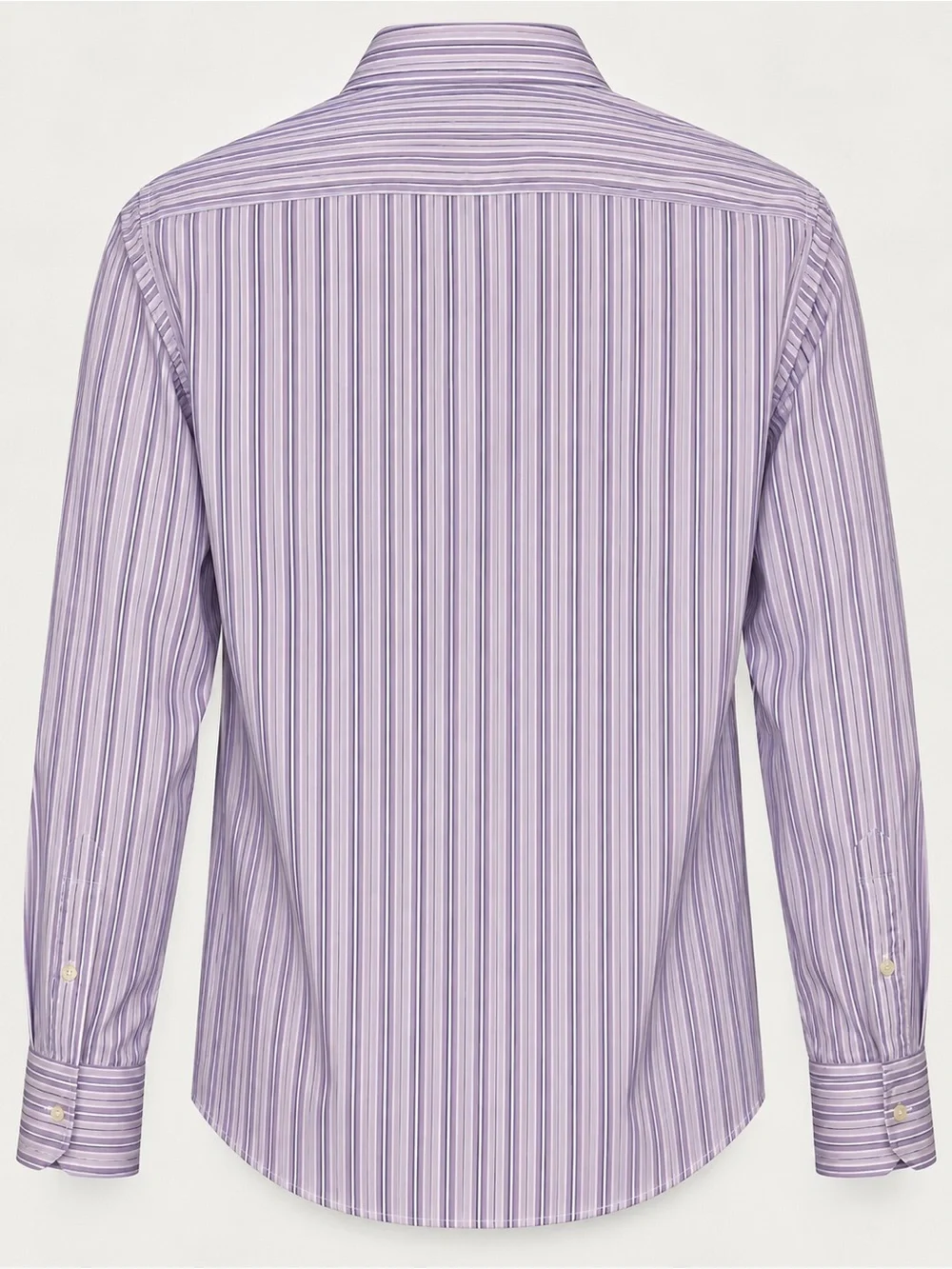 Banana Republic Lavender and White Striped Dress Shirt